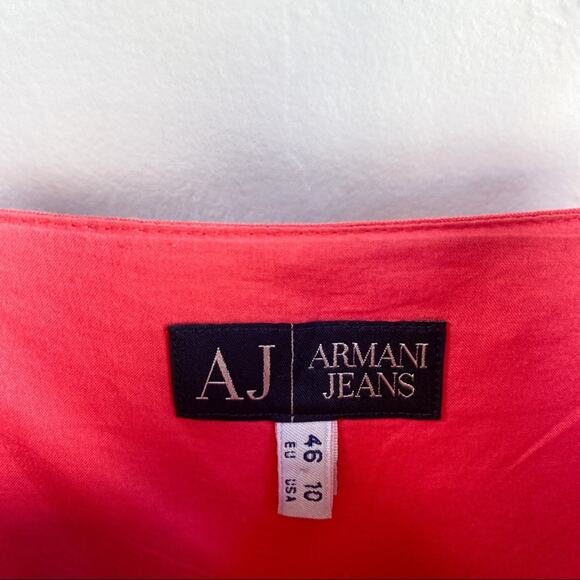Armani Coral Pink Sleeveless Dress Size‎ 10 - Picture 5 of 7